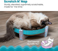 Catstages Scratch, Snuggle & Rest 2-in-1 Cat Scratcher & Lounger - Scratch Snuggle & Rest / One-Size - image 2