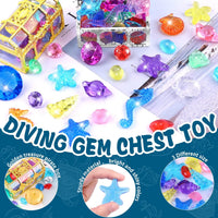 YUJUN 10PCS Diving Gem Pool Toys for Kids Swimming Pool Party Favors – Fun for Kids & Family - Ocean&classic - image 4