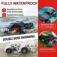 KB KAIBO 1:16 Amphibious Remote Control Car - Blue - image 2