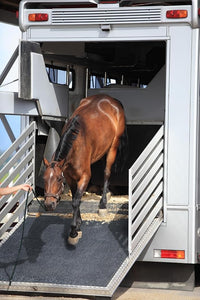 Heavy Duty Horse Stall Mats (20 Pack) - Stable Mats, Durable 3/4 in. Thick Rubber Flooring - Solid Black - 3.5' x 6' Mat for Stables, and More - 42 in. x 72 in. Stall Mat