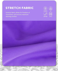 Harrison Howard Horse Fly Mask with Forelock Opening Stretch Breathable and Comfortable for Horses UV -Protection Purple M
