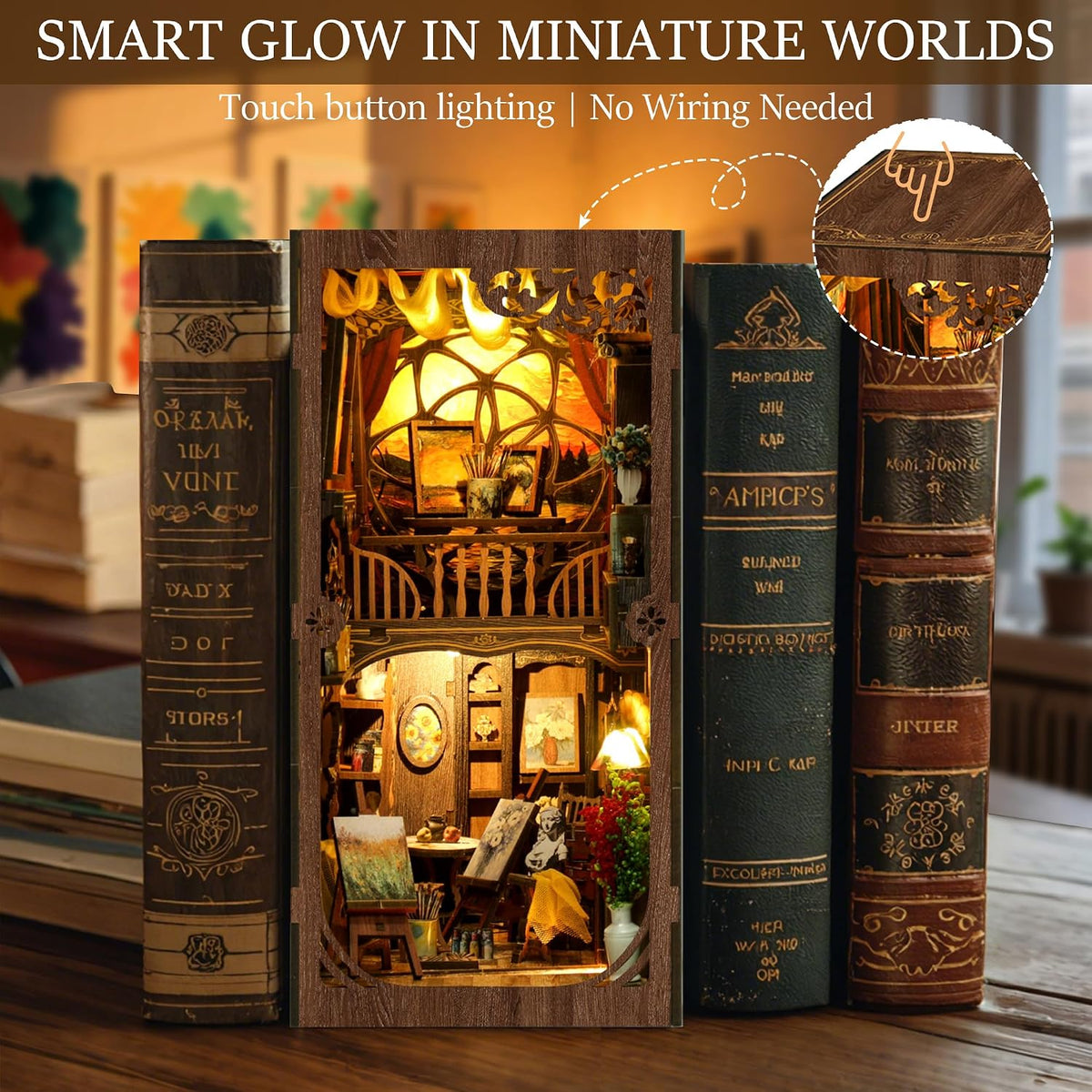 CRIOLPO DIY Miniature Dollhouse - The World in the Frame - image 2