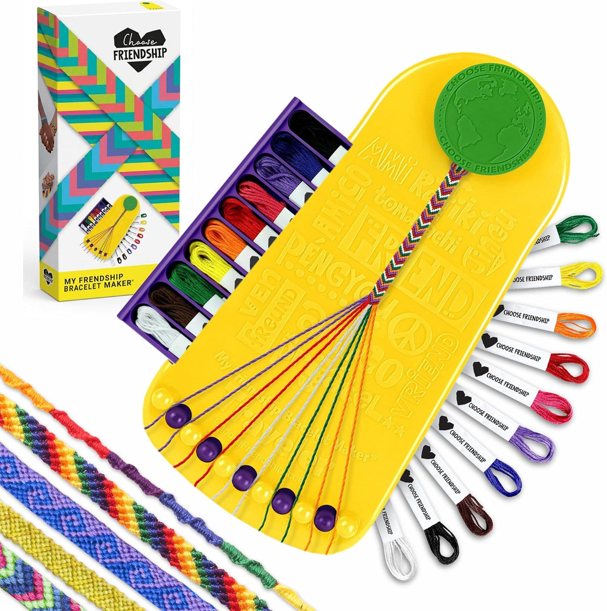 Choose Friendship Bracelet Making Kit for Kids - Pineapple