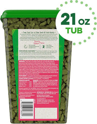 Greenies Feline Adult Dental Cat Treats, Savory Salmon Flavor, 21 oz. Tub
