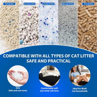 Cat Litter Mat, 30" x 22" Extra-Large - Gray / 35x24in - image 2