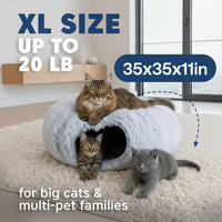 Extra Large Cat Donut Tunnel Bed - image 2