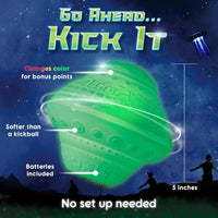 Starlux Games Cosmic Kick the Can glowing spaceship outdoor game at night - view 4