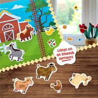 Stick4Ever Jelly Sticker Book, for Kids, Waterproof - Farm - image 2