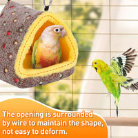 Large Winter Warm Bird Nest House with Support Board for Cage – Essentials for Birds - Medium - image 4