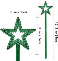Star magic wand for kids, 13 inch plastic wand with sparkling five-pointed star - view 8
