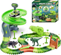 Dinosaur Race Track Toys for Boys 3-5 - Spiral Dinosaur Race Track Set
