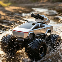 KB KAIBO 1:16 Amphibious Remote Control Car - Silver
