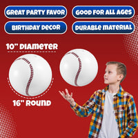 12-Pack Inflatable Soccer Balls 16-inch - Baseballs / 12 - image 4