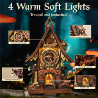 ROKR 3D Wooden Puzzles for Adults, Cuckoo Clock Model Kit - image 2