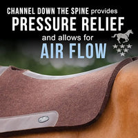 Professional's Choice 100% Steam-Pressed Wool Felt Saddle pad