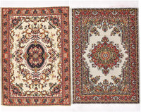 iLAND Miniature Dollhouse Accessories of Carpet for Dollhouse - 2pcs Fragrance