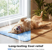 ZOMISIA Cooling Dog Mat Extra Large - 35x22"(L-Crate) / Blue - image 3