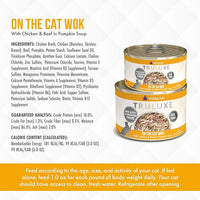 Weruva Truluxe Cat Food, On The Cat Wok with Chicken Breast & Beef in Pumpkin Soup, 3Oz Can (Pack of 24)