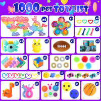 1000Pcs Bulk Party Favors for Kids, Fidget Toys Pack - Fidget Toys 01 - image 2