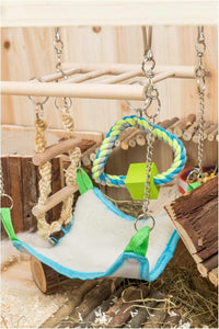 Trixie Small Animal Suspension Bridge - Blue - image 2