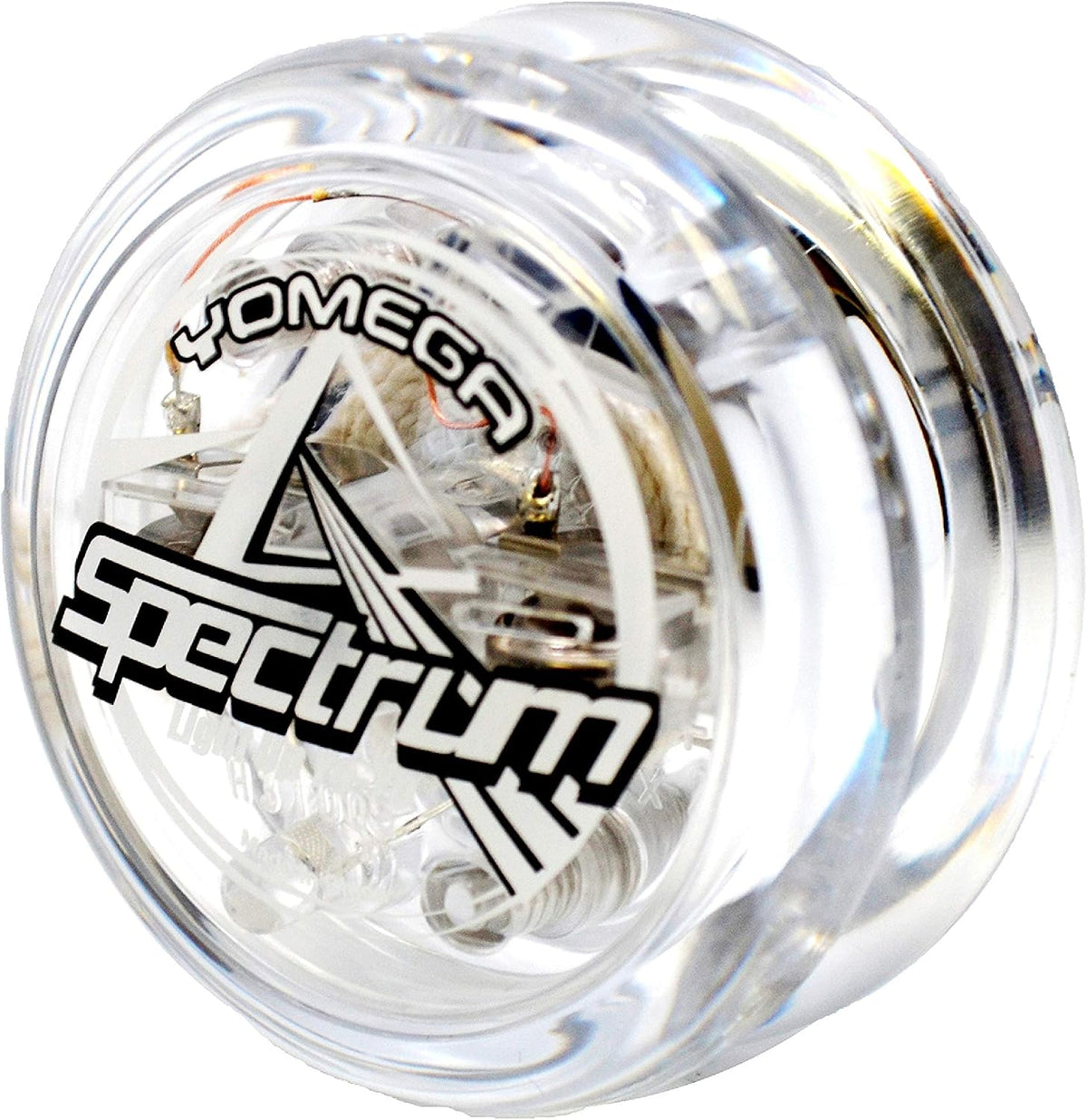 Yomega Spectrum – Light up Fireball Transaxle YoYo with LED Lights for Intermediate, Advanced - clear
