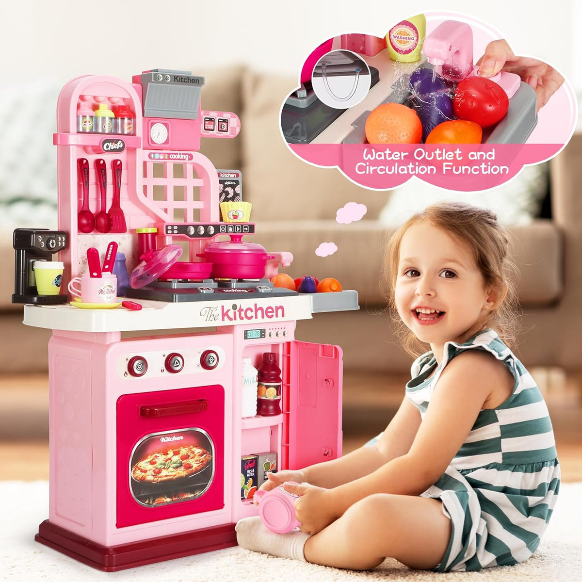 DRAMATION Kids Kitchen Playset - image 4