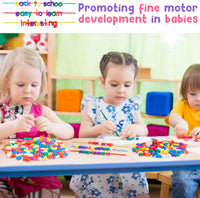 Wesiti alphabet lacing beads with uppercase and lowercase letters, ropes and buckets - view 11
