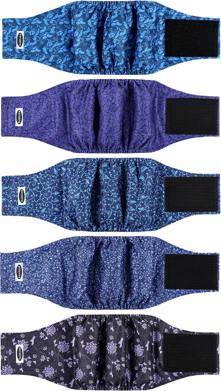 Tuiskusa Male Dog Diapers - Cashews / Medium