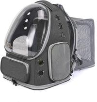 Cat Backpack Carrier for Cats and Small Dogs - Grey / X-Large
