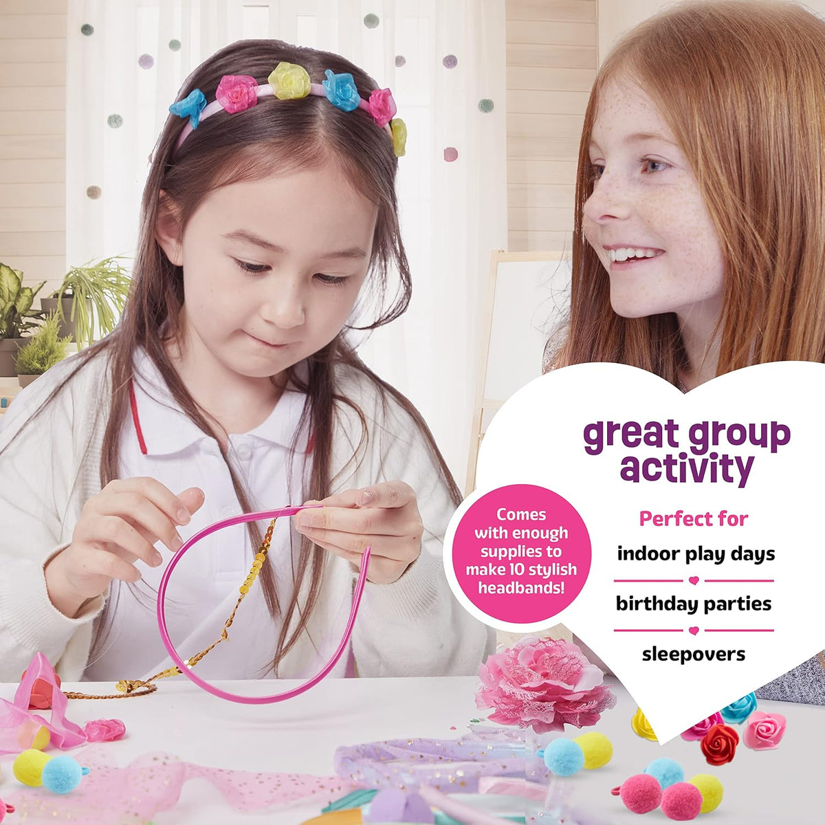 Pretty Me Headband Making Kit for Girls - image 3