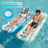 Jasonwell Inflatable Pool Float Lounge - Blue / 1 - image 4