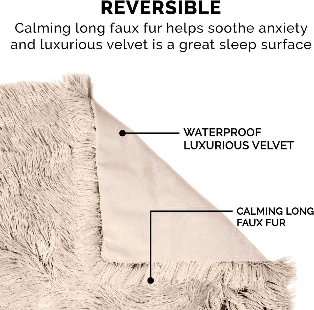 Furhaven Waterproof Throw Blanket for Dogs & Indoor Cats - Taupe / Large - image 4
