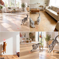 Cat Toys, Rechargeable, Interactive USB Chase Toy for Cats & Kittens – Essentials for Cats - Purple 2pcs - image 2