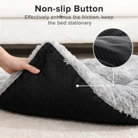 JOEJOY Large Dog Bed Crate Pad - 44.0"L x 32.0"W x 4.0"Th / Light Grey - image 4