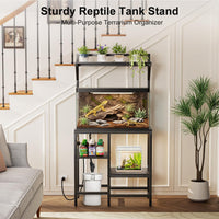 5 & 10 Gallon Fish Tank Stand for Standard Tanks – Essentials for Fish - Black / 20-29 Gallon - image 2