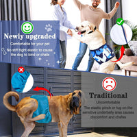Belly Bands for Male Dogs 5 Pack Washable Dog Diapers Reusable Male - Small - image 2