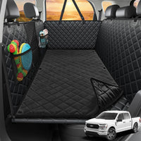 URPOWER Back Seat Extender for Dogs - All Black / XL - Full Size Crew Cab Truck