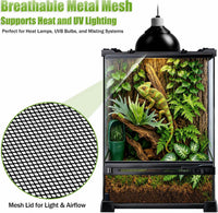 Folding Reptile Travel Terrarium Tank 17" × 12" × 10" – Essentials for Reptiles And Amphibians - 10" x 10" x 14" - image 4