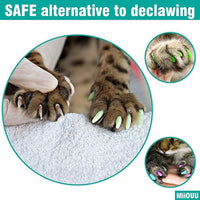 10x Colors / 100 pcs Cat Nail Caps | Cat Claw Covers with Adhesives and Applicators | Alpha (S)
