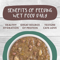 Weruva Classic Cat Stews!, Simmer Down with Turkey, Chicken & Salmon in Gravy, 3oz Pouch (Pack of 12)