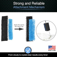SNOWTREE Magnetic Glass Cleaner BoroBuddy | Glass Pieces, Bottles, Vases | Compact Design for Tighter Spaces & Smaller Glass Pieces | Double Sided | Black