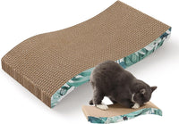 Reversible Wave Cat Scratcher for Indoor Cats - Go Green / 1pcs