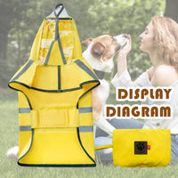 Dog Raincoat, Adjustable Rain Jacket with Hooded Double Layer for Large Medium Small Dogs Puppies - Yellow / Small - image 3