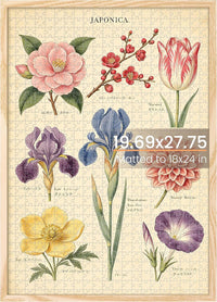upsimples 50x70cm Puzzle Frame, Wall Decor Frames - Natural Style / 19.7x27.6