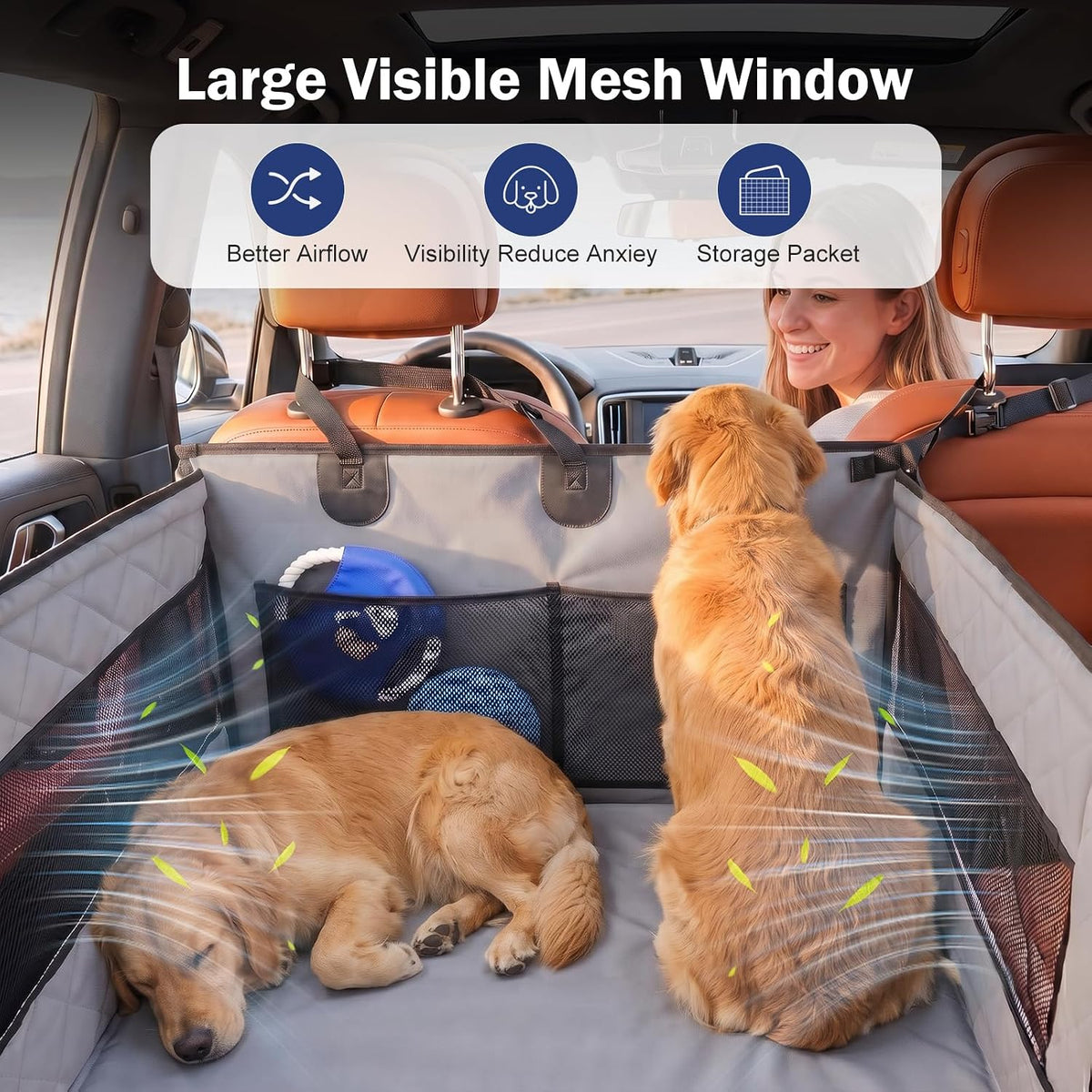 MIXJOY Dog Car Seat for Large Medium Dogs - XL (Seat Only) - image 2