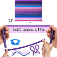 Mr. Pen, Monkey Noodle Fidget Toy, Colorful - Magic Castel / 18 Pack - image 4