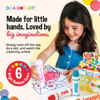 Do A Dot Art! Markers 6-Pack Rainbow Washable Paint Markers – Fun for Kids & Family - Rainbow / 6 - image 2
