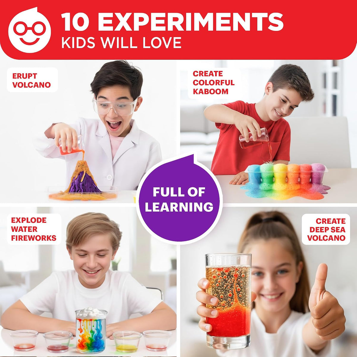 Doctor Jupiter My First Science Experiments Kit for Kids Ages 4+ – Fun for Kids & Family - Explosive Kit: 8+ - image 3