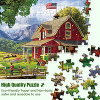 1000 Pieces Puzzle for Adults - Country Clubhouse - image 3