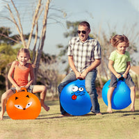 U&C Planet Hopper Ball, 18In Bouncy Ball with Handle for Kids Ages 3-6 – Fun for Kids & Family - 7-12 Years / Blue Ghostface - image 4